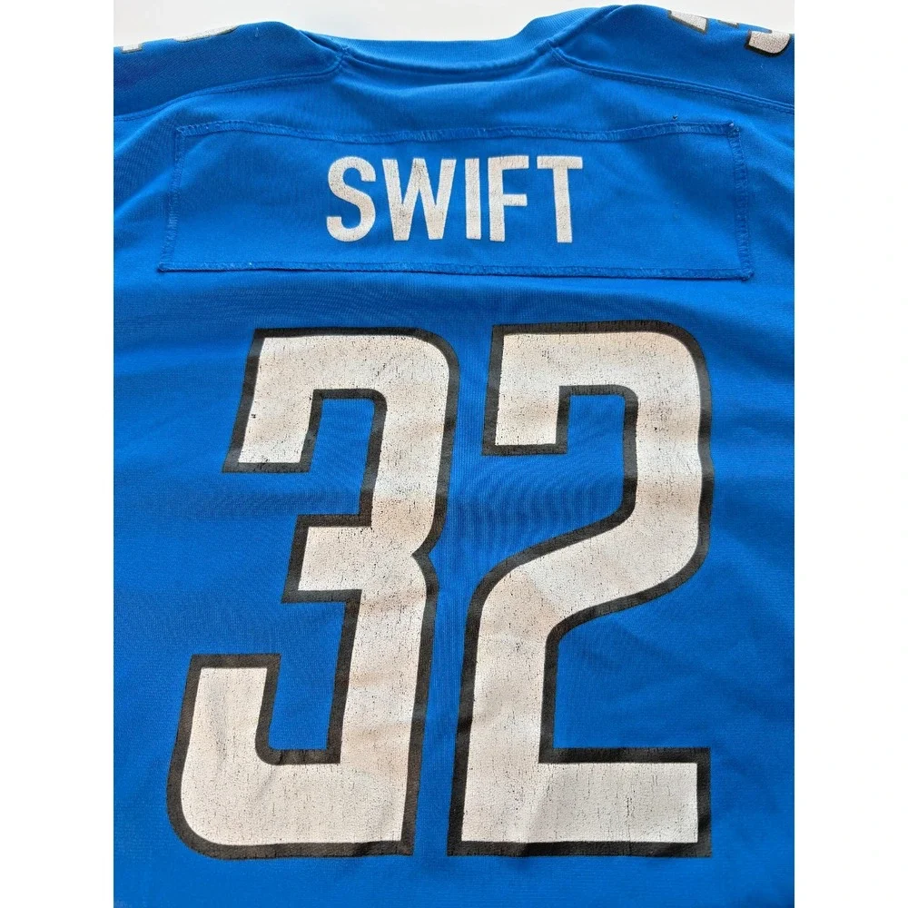Nike Detroit Lions D’Andre Swift #32 Youth XL 18/20 Blue NFL Jersey (damaged)
